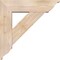 Ekena Millwork Traditional Traditional Smooth Bracket w/ Offset Brace, Douglas Fir, 7 1/2"W x 28"D x 28"H BKT0806X28X28TRA01SDF - alternate 3